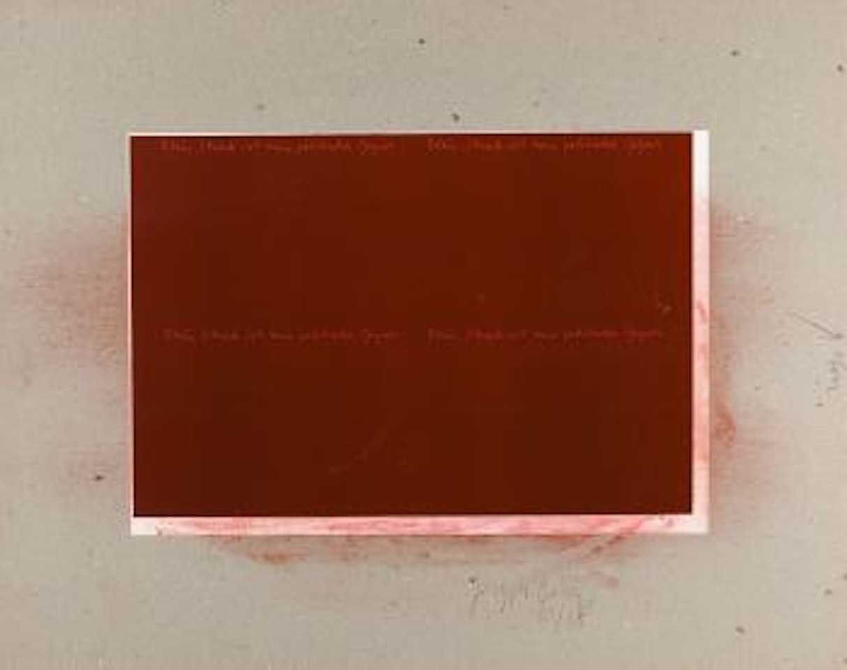 Klaus Steack gebohnert by Joseph Beuys