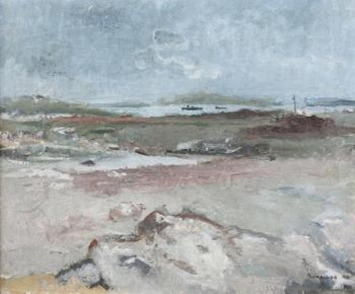 Marée basse sur la côte bretonne by Maurice Brianchon