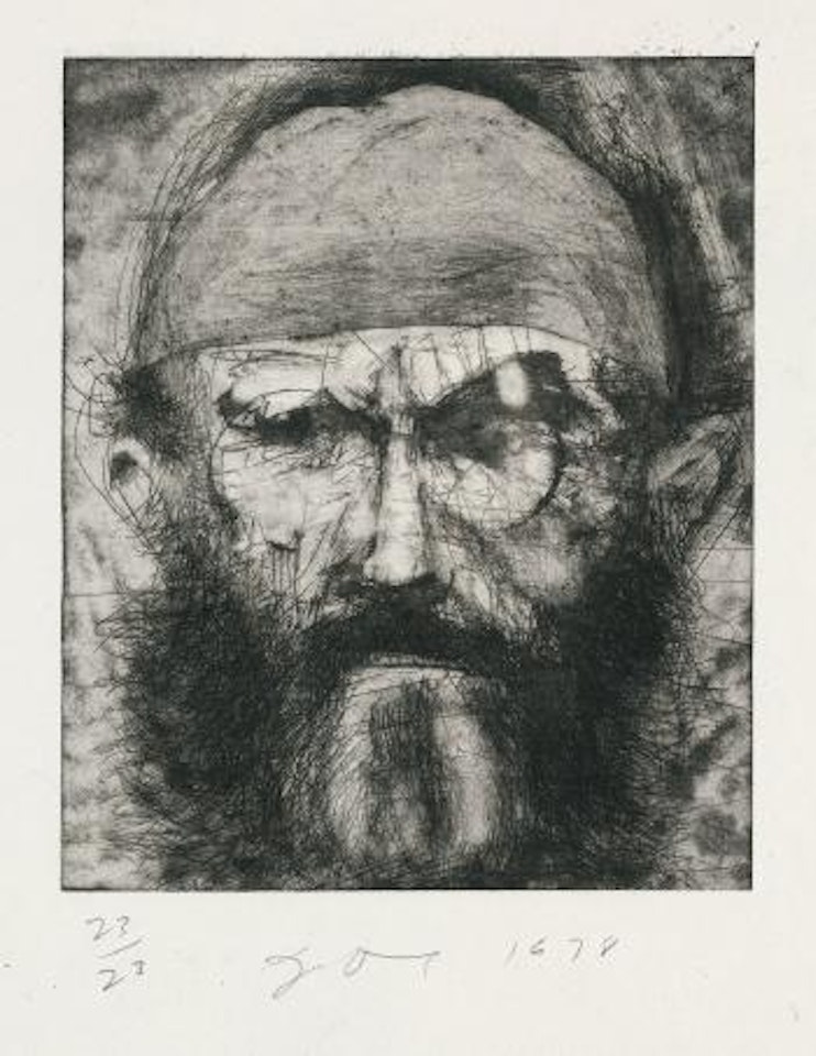 Self-portrait by Jim Dine