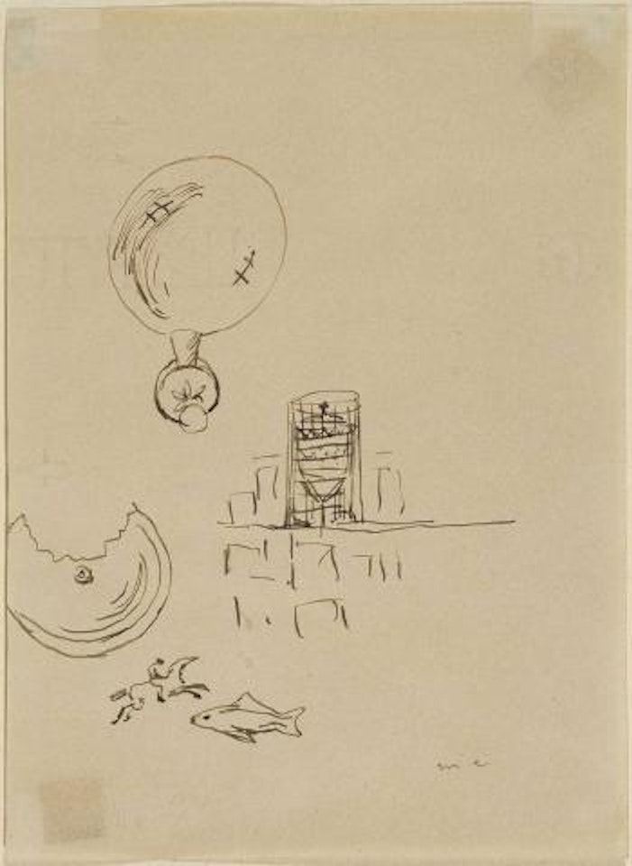 L'aérostat by Max Ernst