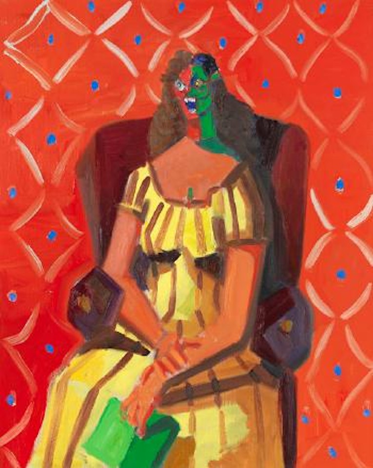 Multicolored woman by George Condo