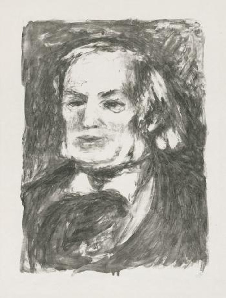 Portrait de Richard Wagner by Pierre-Auguste Renoir