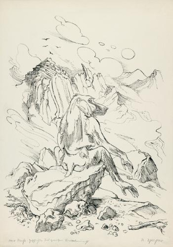 1001 Nacht: Geschichte des zweiten Bettelmönchs by Rudolf Schlichter