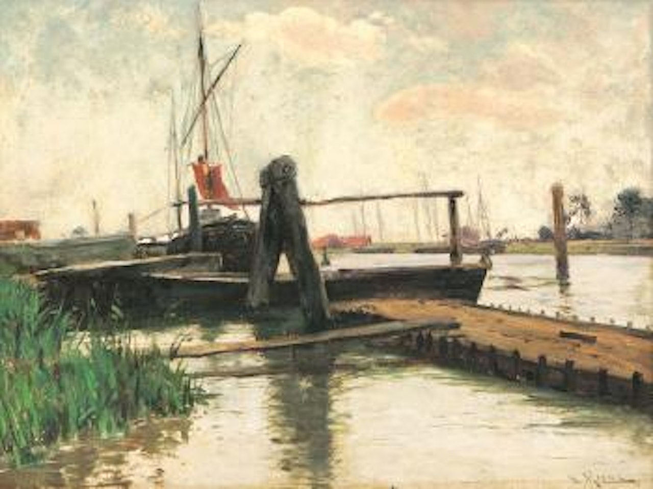 Small Haven by the Baltic Sea by Walter Moras