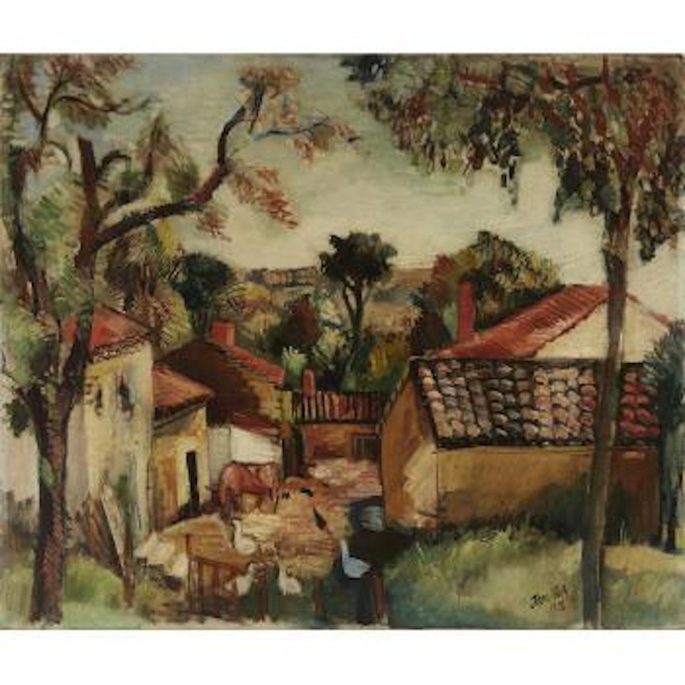 Cour de ferme by Jean Dufy