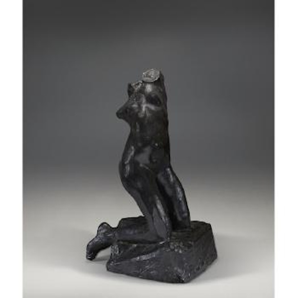 Nu féminin agenouillé en torsion by Auguste Rodin