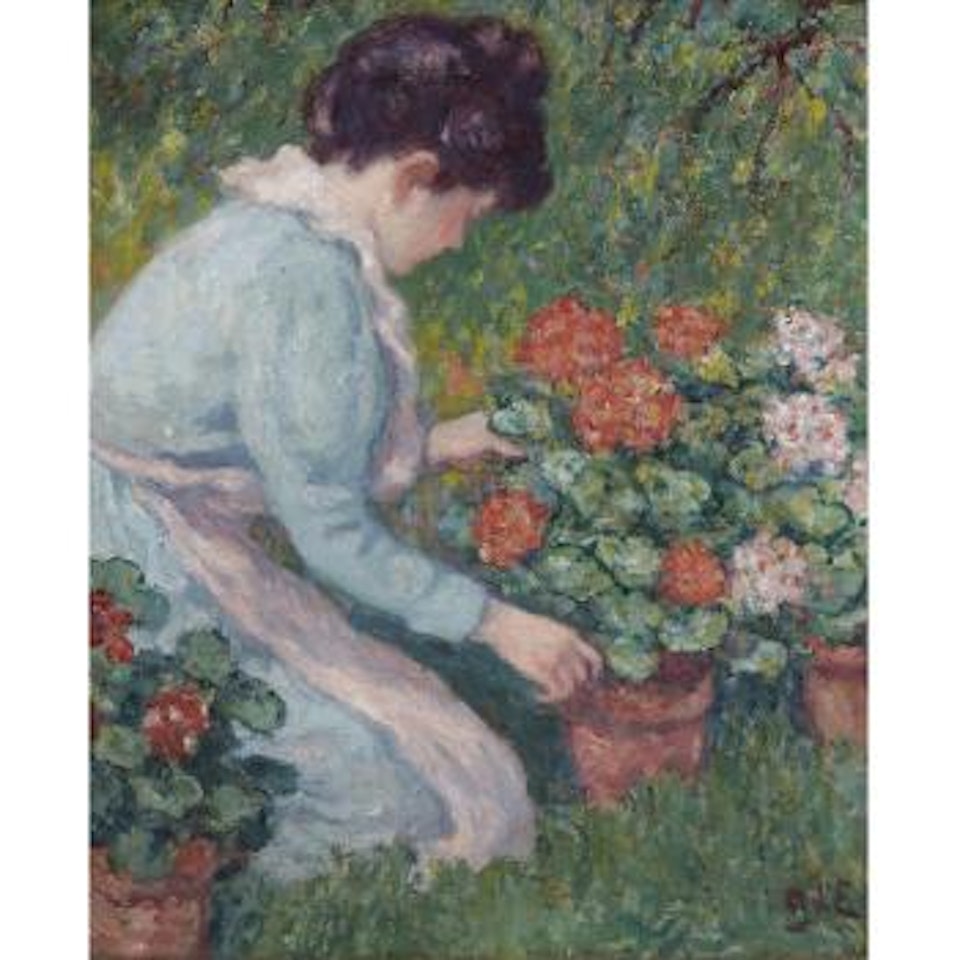 Femme au jardin by Georges d’Espagnat