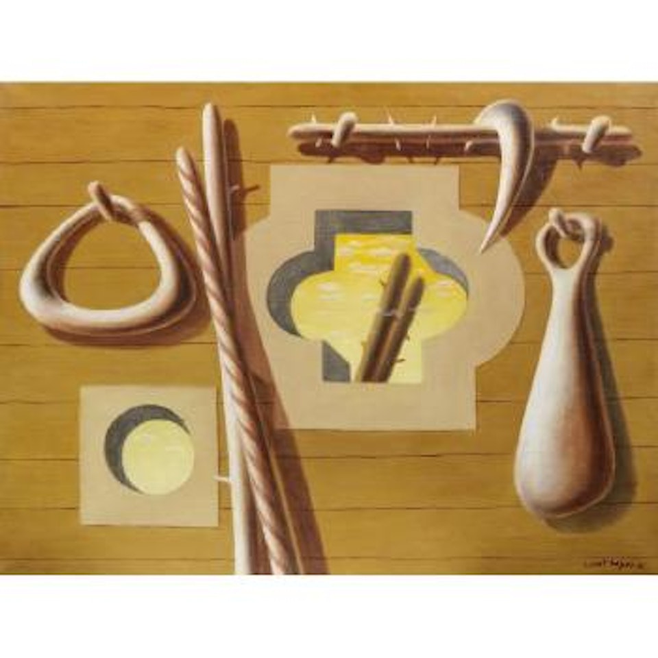 mauerbild (gelb) by Herbert Bayer
