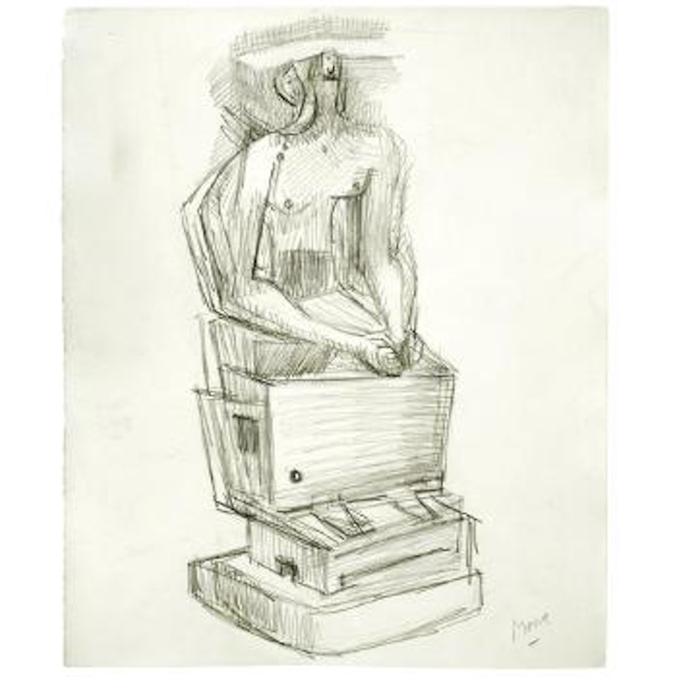 Seated Figure by Henry Moore