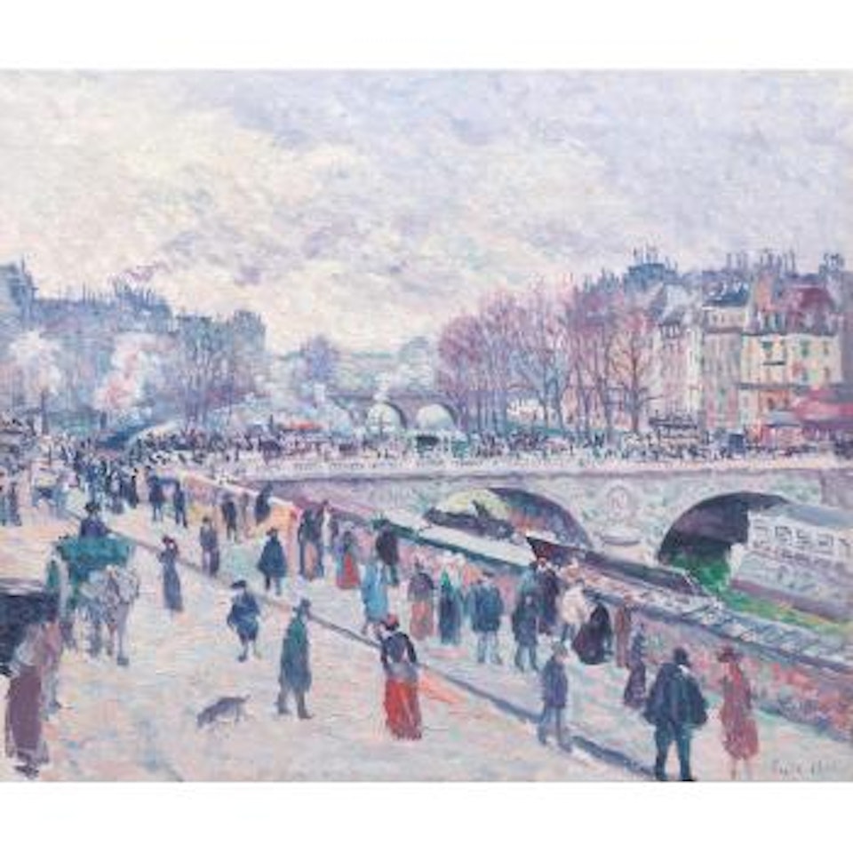 Le quai Saint-Michel by Maximilien Luce