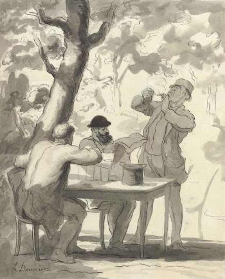 La Politique by Honoré Daumier