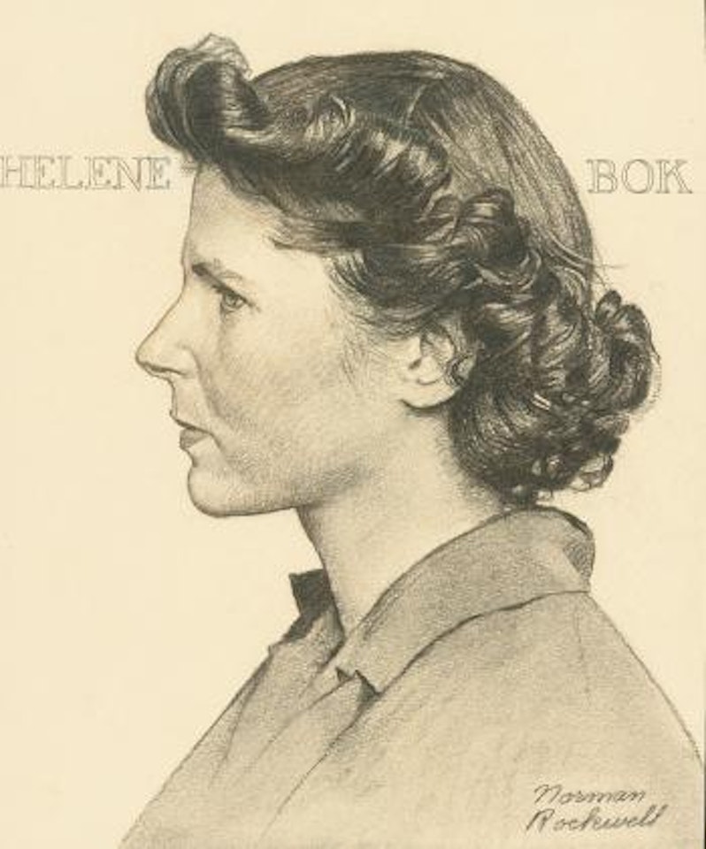 Portrait of Helene Bok by Norman Rockwell