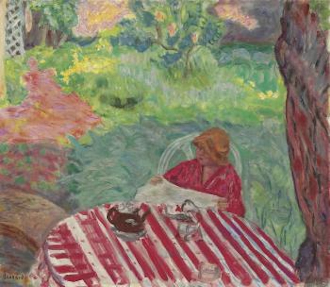 Sous l’arbre by Pierre Bonnard