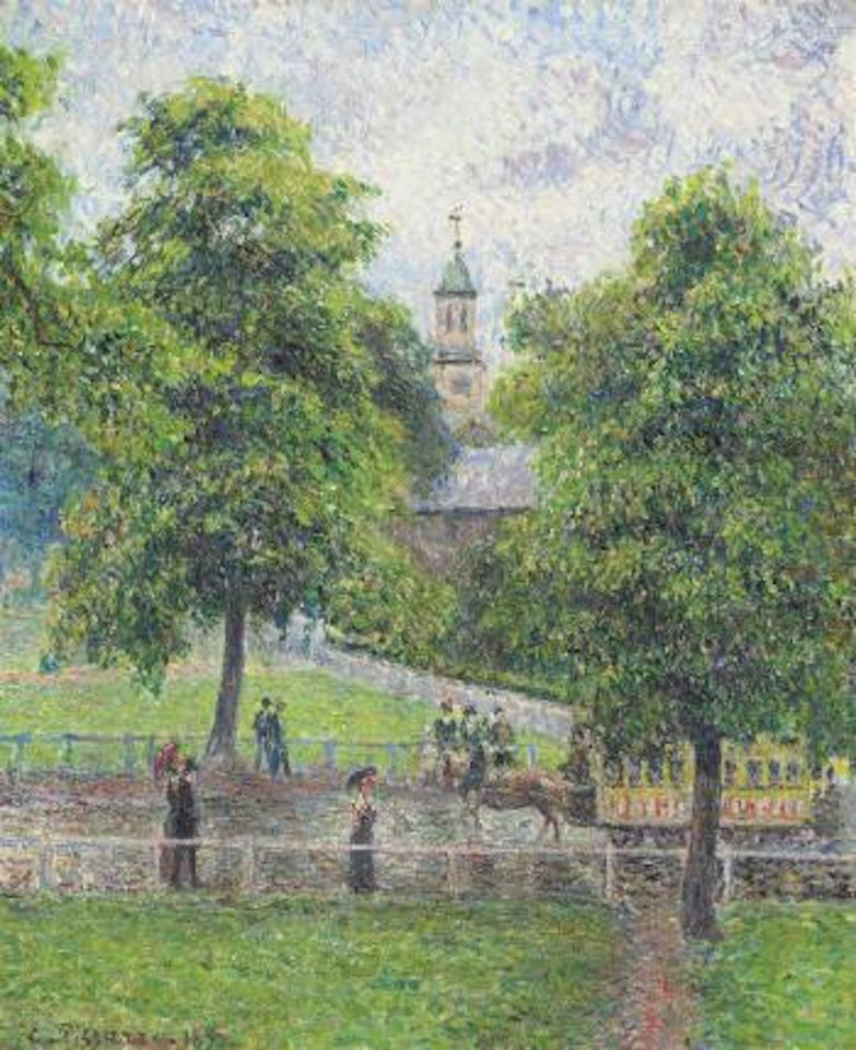 Saint Anne's Church à Kew, Londres by Camille Pissarro