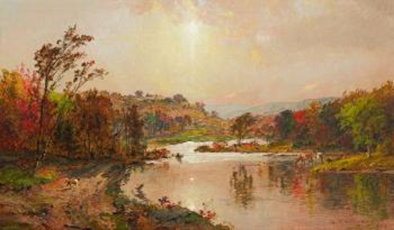 An October Morning by Jasper Francis Cropsey