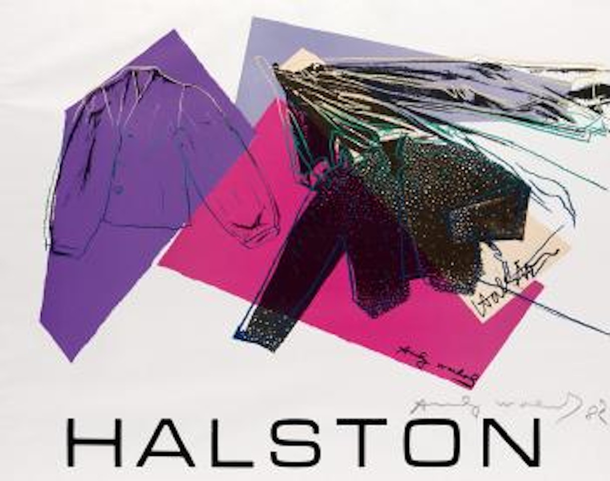 Halston Advertising Campgain by Andy Warhol