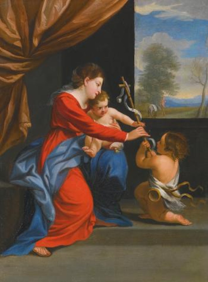 Madonna and Child With The Infant Saint John The Baptist by Guido Reni