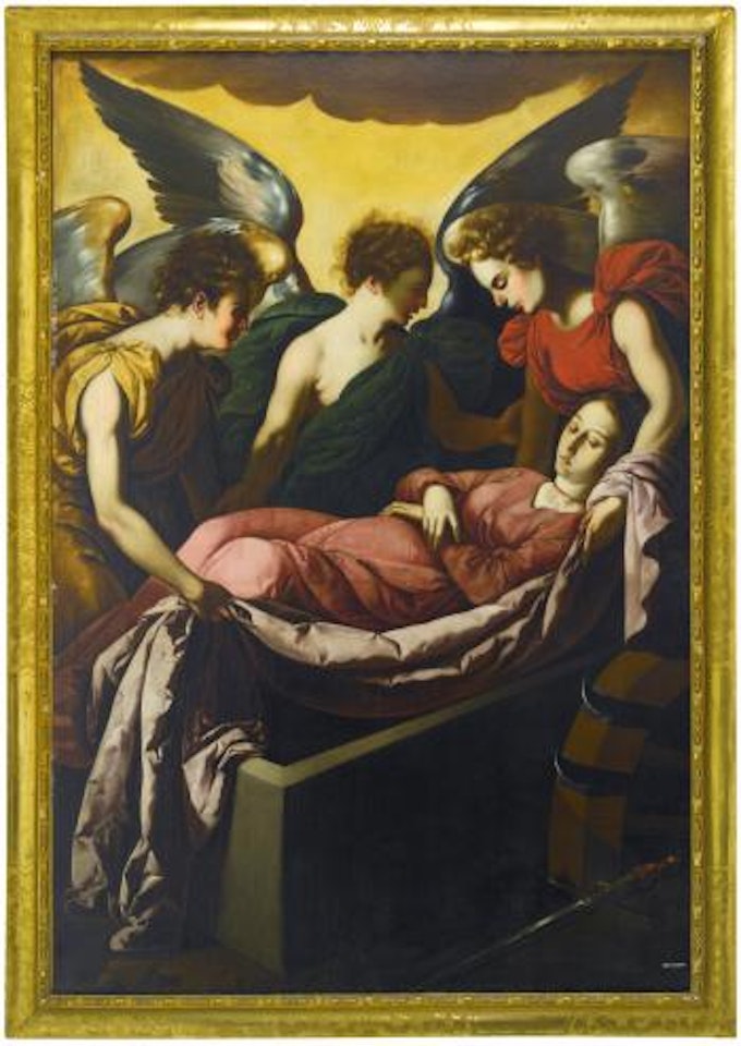 The Entombment of Saint Catherine on Mount Sinai by Francisco de Zurbaran