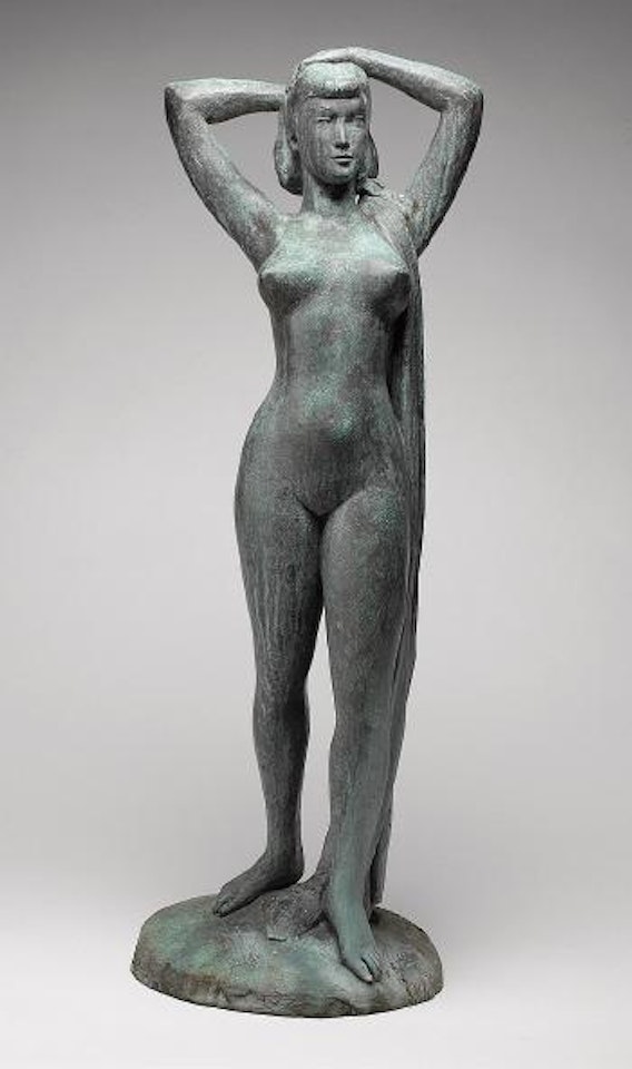 After a swim (garden figure) by William Zorach