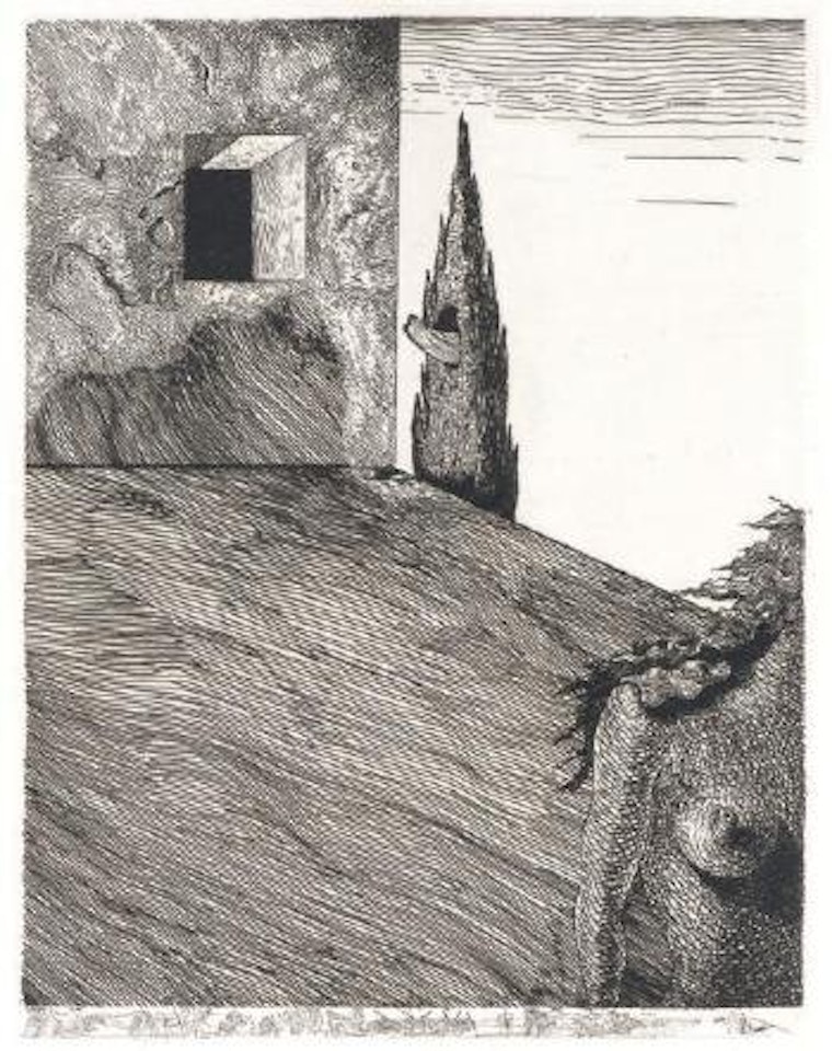 Le Revolver à Cheveaux Blancs by Salvador Dali