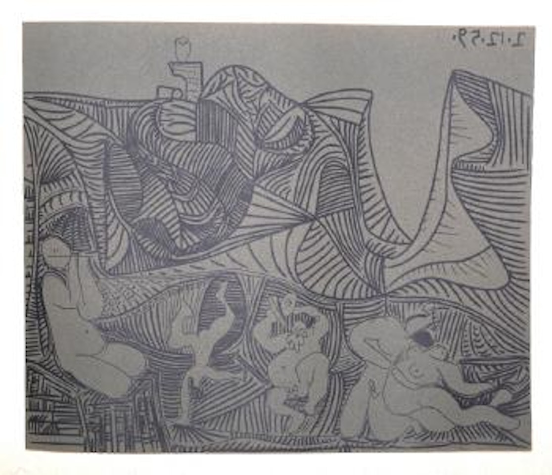 Bacchanale au Hibou (35) by Pablo Picasso