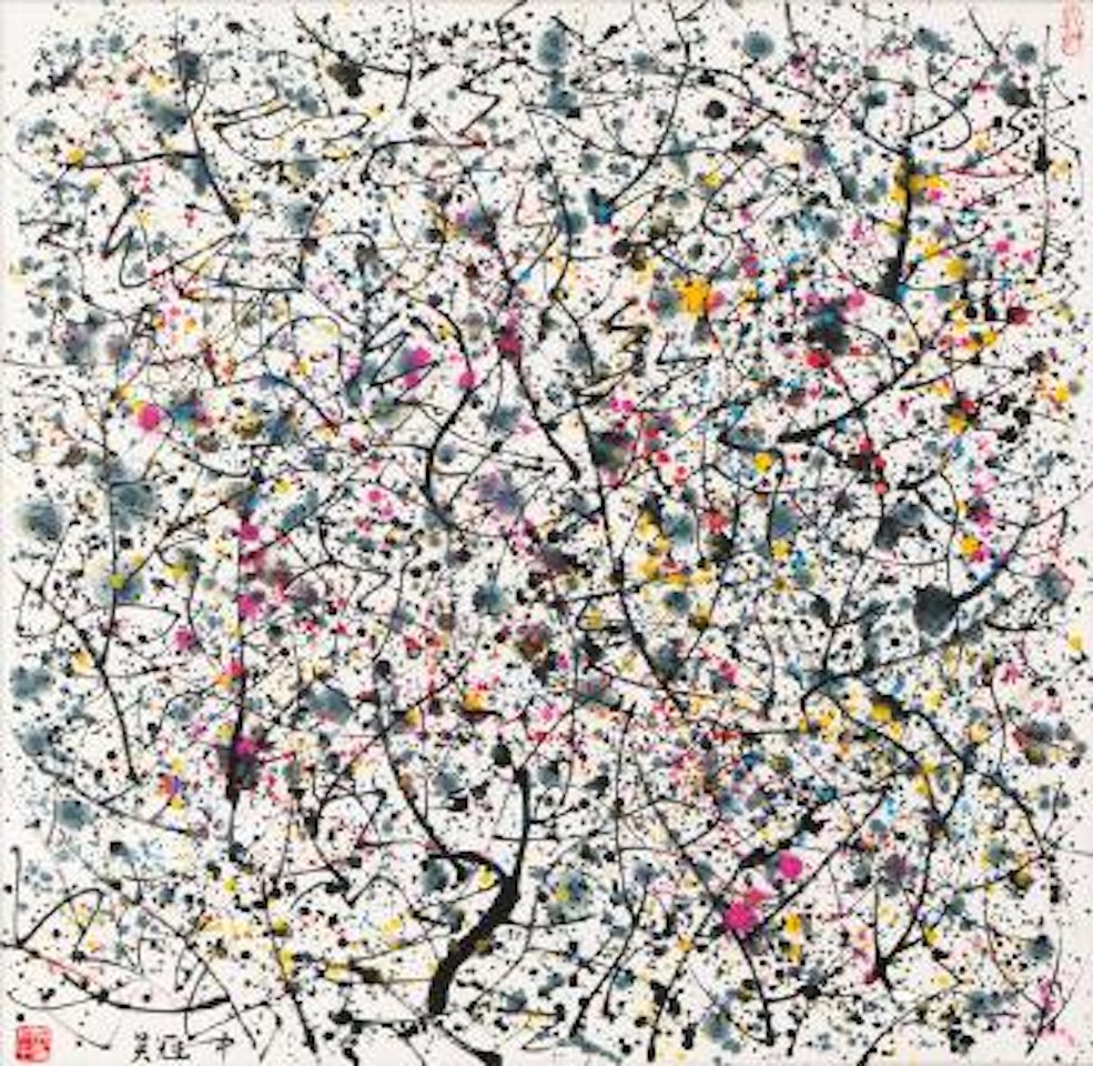 Blooming Cherry Tree by Wu Guanzhong
