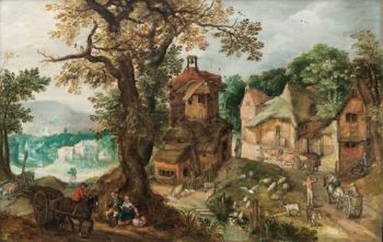 Busy Village by Anton Mirou