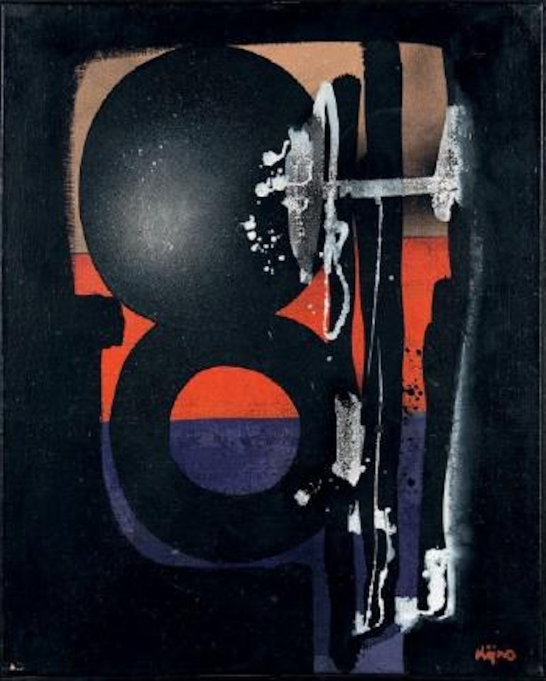 Composition: 'Malheureux peut-être l’homme, mais heureux l’artiste que le désir déchire, Charles Baudelaire' by Ladislas Kijno