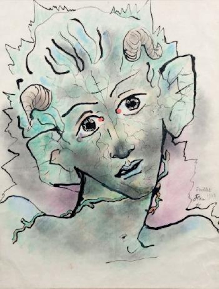 Tête de faune by Jean Cocteau