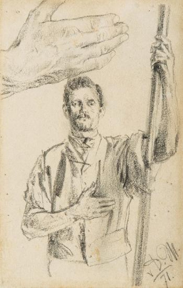 Standard Bearer by Adolph Menzel