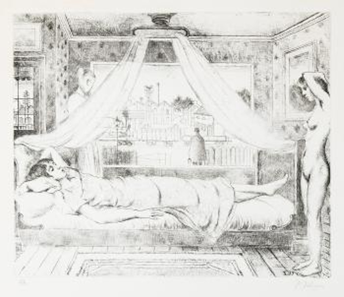 La Chambre by Paul Delvaux