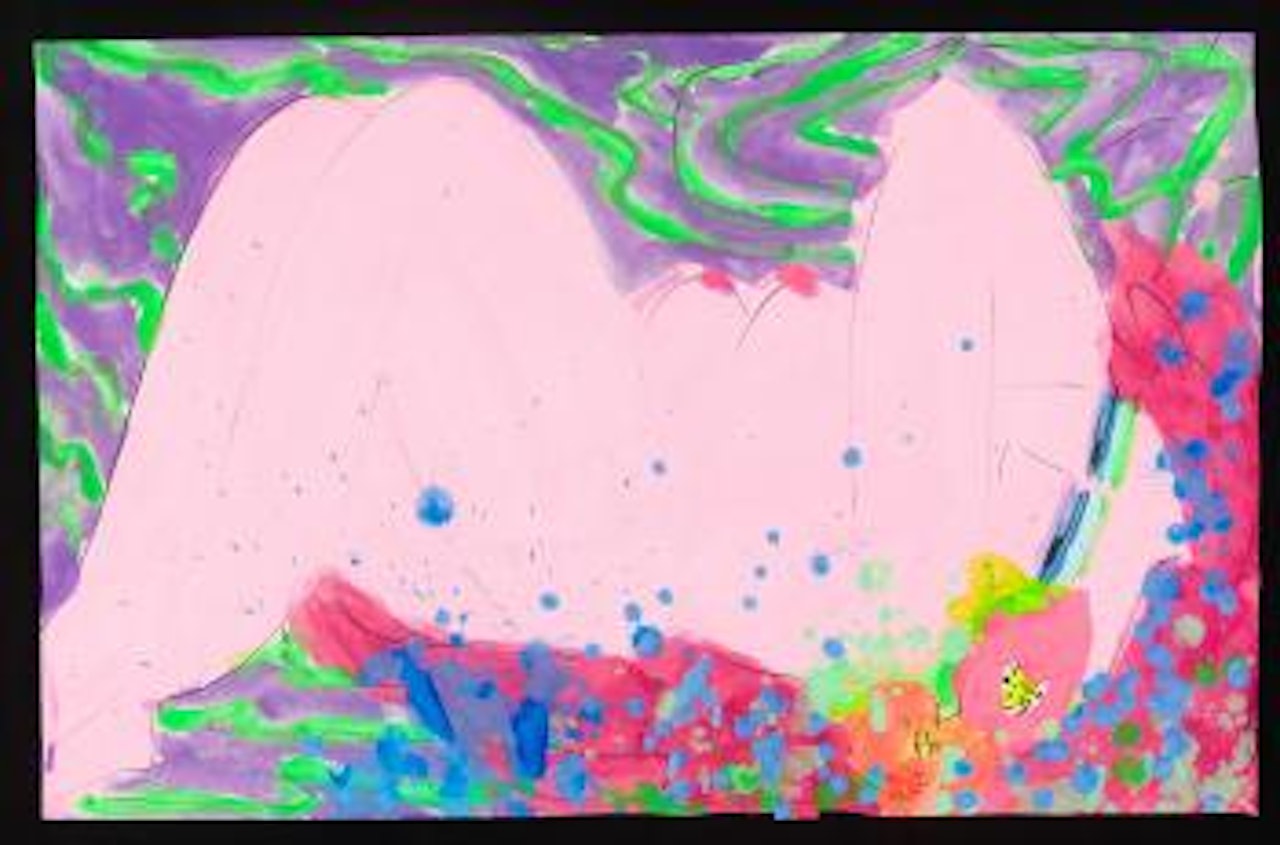 Can you imagine what I'am thinking of? by Walasse Ting