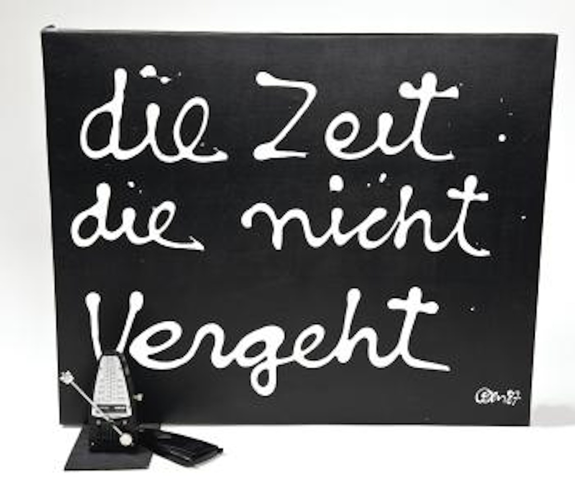 Die Zeit die nicht vergeht by Ben Vautier