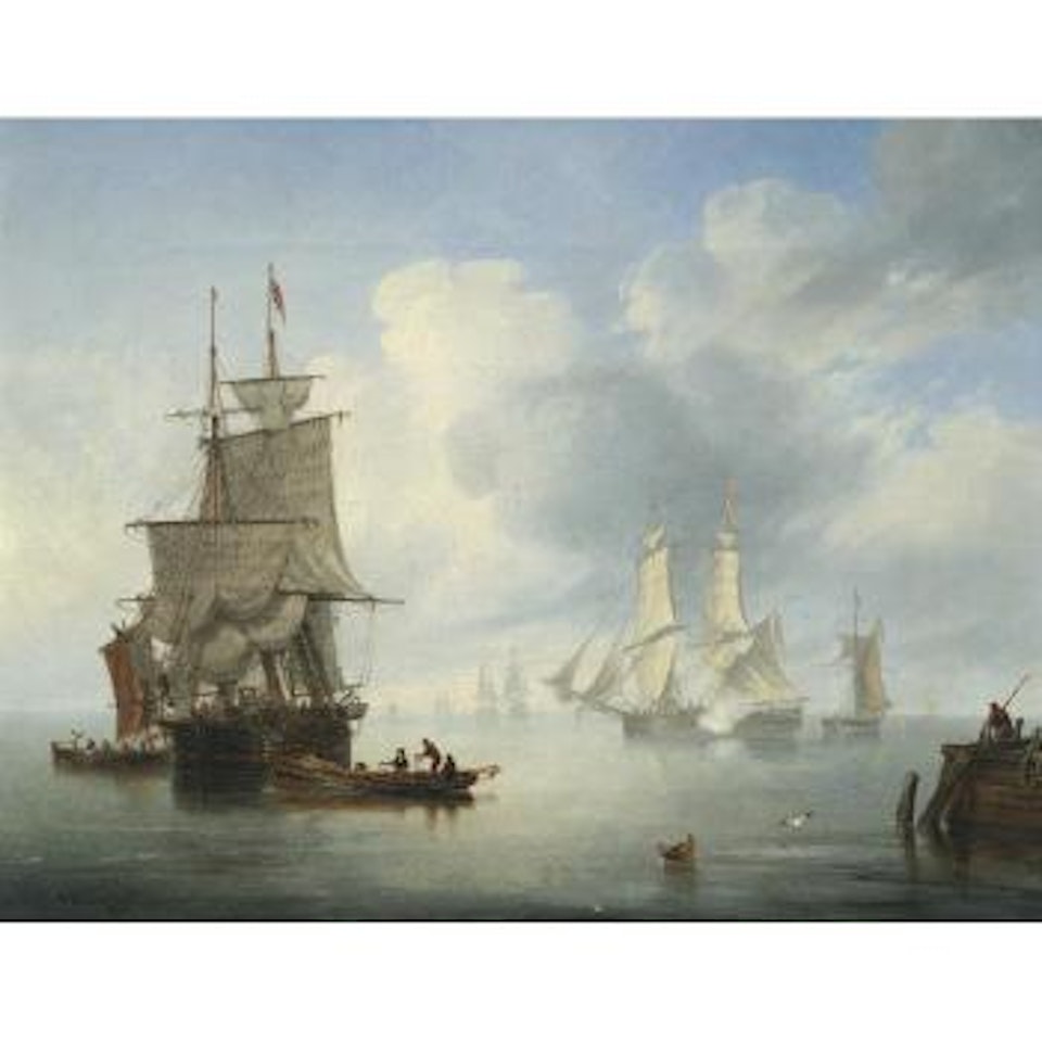 Calm and Choppy Waters by John Wilson Carmichael