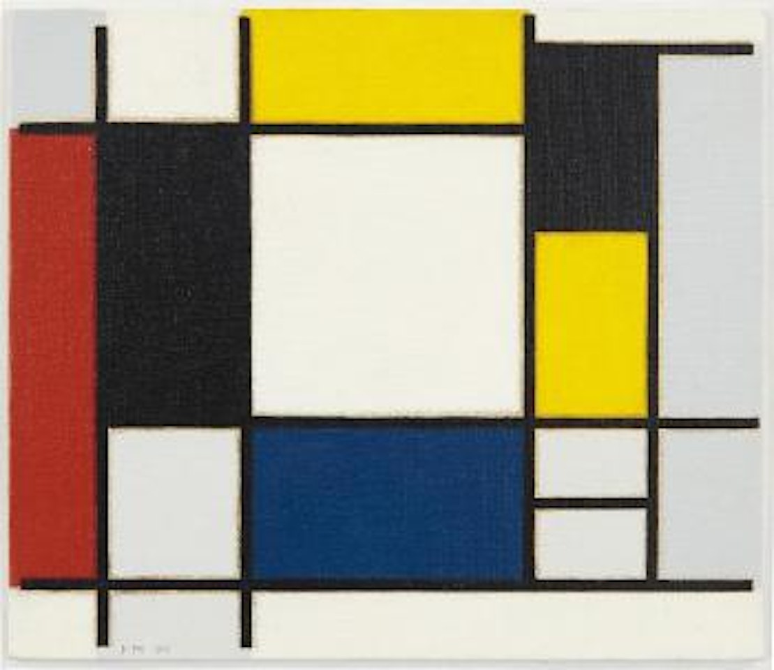Piet Mondrian, 'Composition with Yellow, Red, Black, Blue and Gray,' 1920 by Richard Pettibone