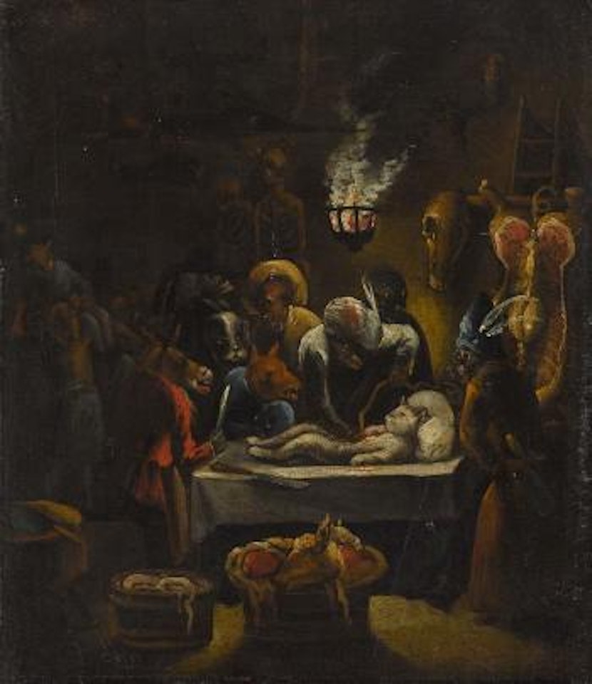 Der Affe als Chirurg by Egbert van Heemskerk III
