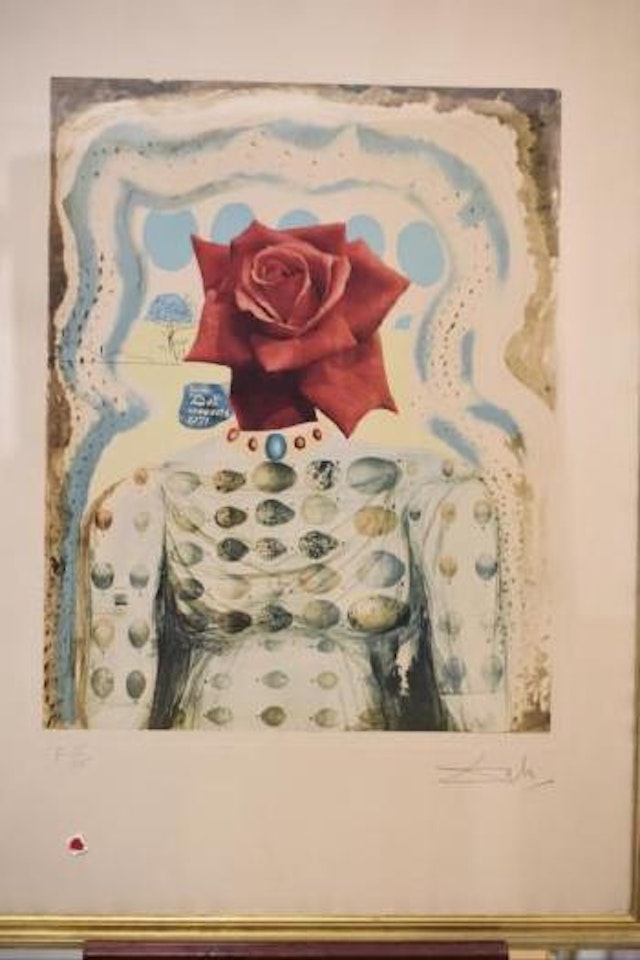 Surrealistic Flower Girl by Salvador Dali