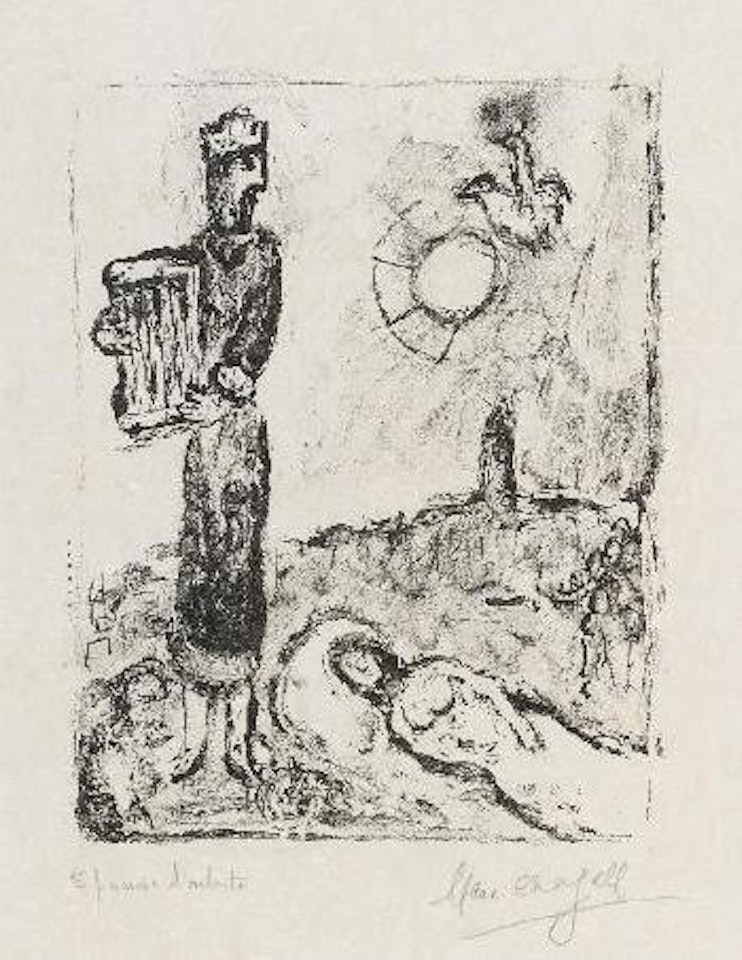 König David by Marc Chagall
