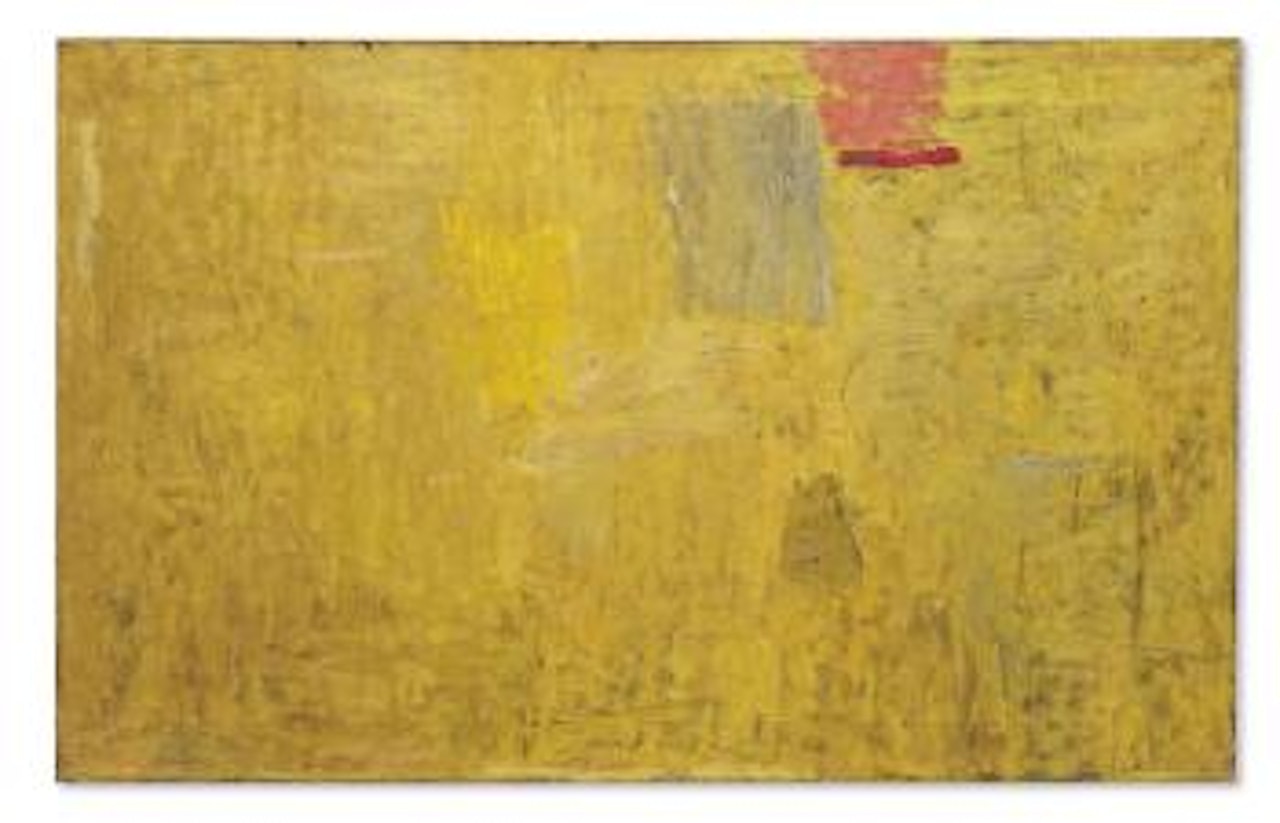 Ochre Painting I by Philip Guston