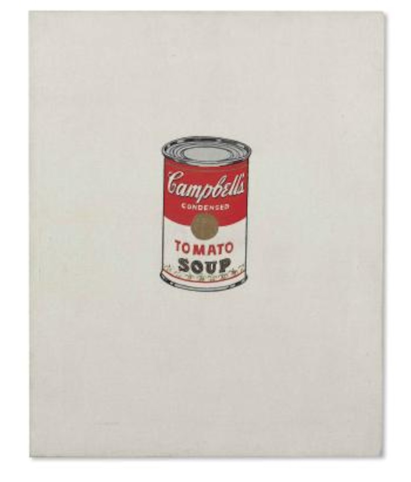 Small Campbell's Soup Can (Tomato) [Ferus Type] by Andy Warhol