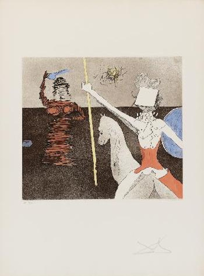 Aus: Historias de don Quijote de la Mancha by Salvador Dali