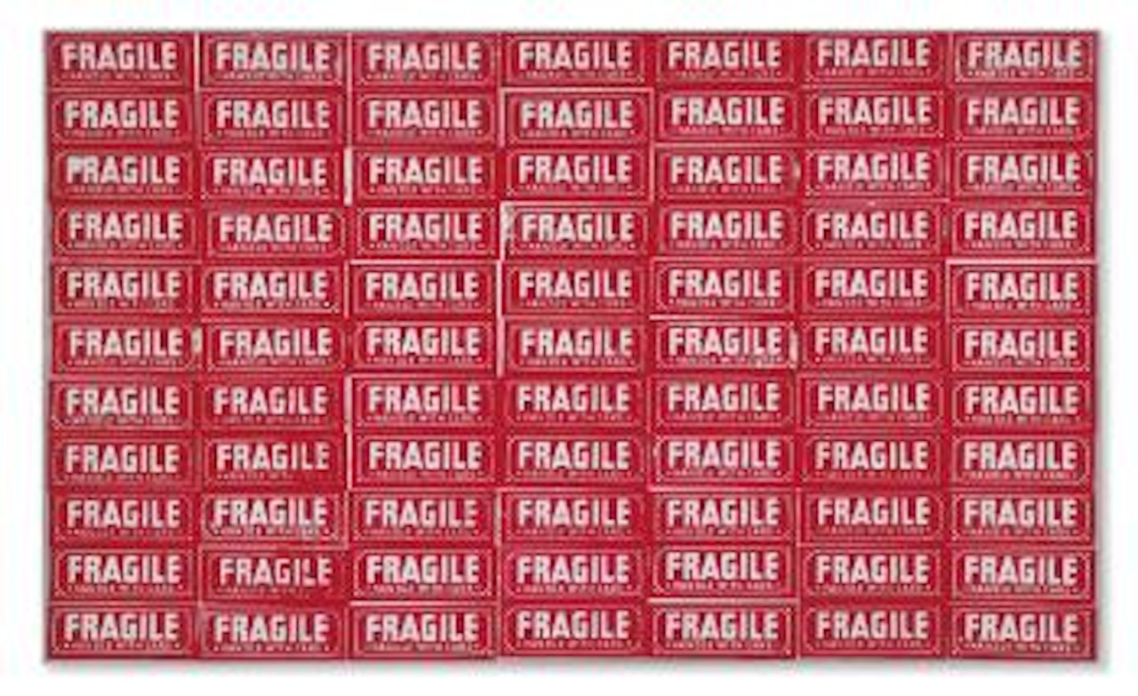 Fragile–Handle With Care by Andy Warhol