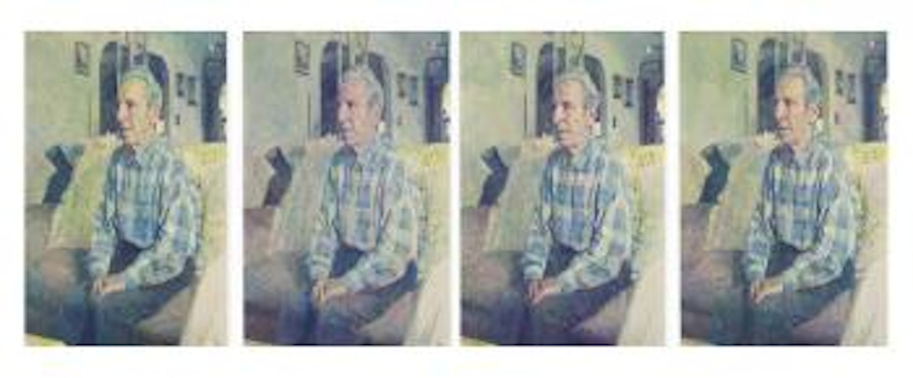 4 Colors Subtracting Light from the Room in Six Degrees of Intensity Repeated Four Times I by Cheyney Thompson