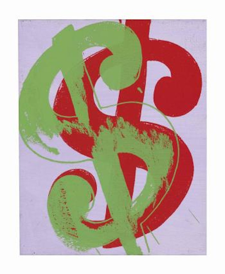 Dollar Sign by Andy Warhol