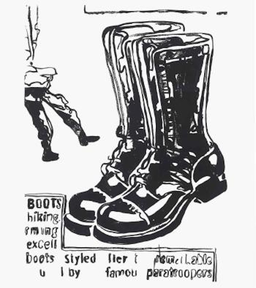 Paratrooper Boots by Andy Warhol