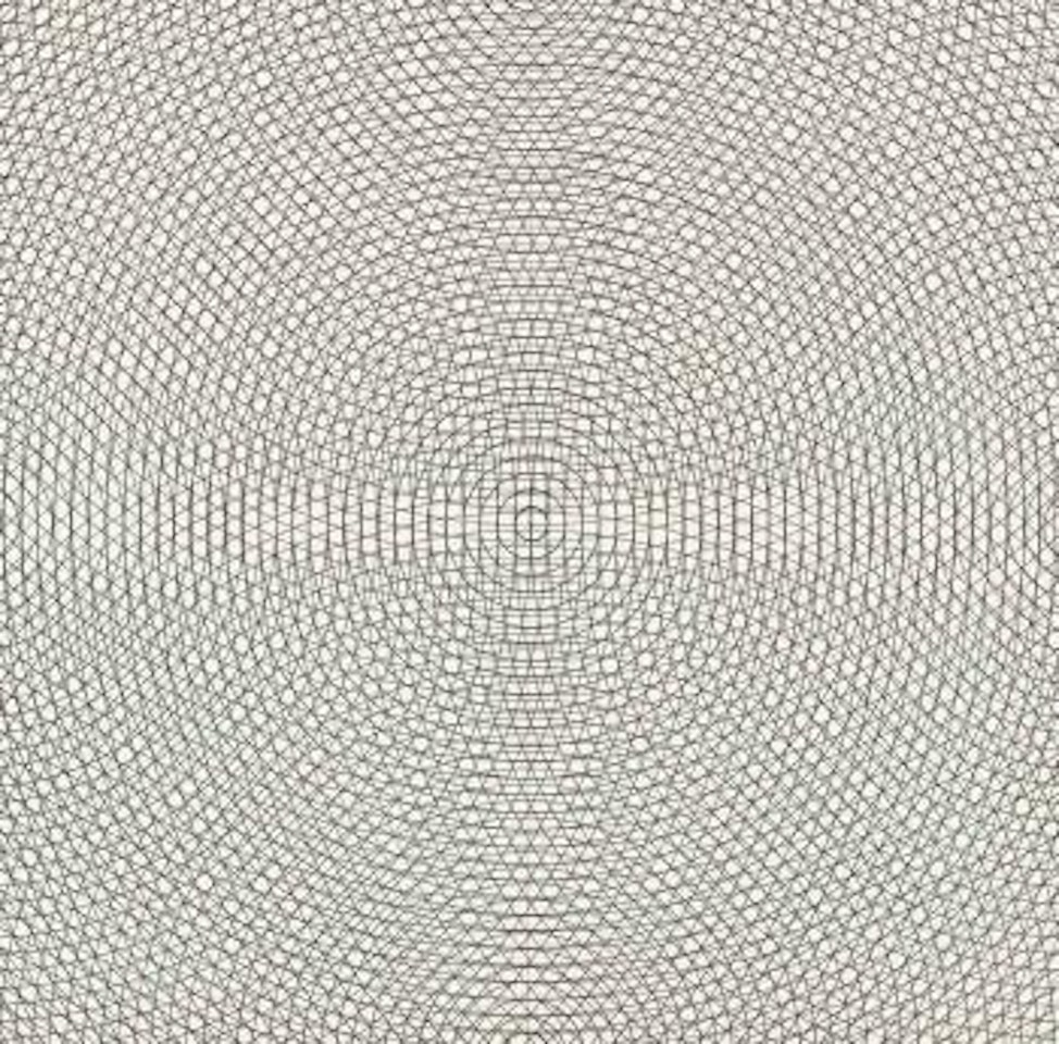Circles and Arcs from four sides by Sol LeWitt