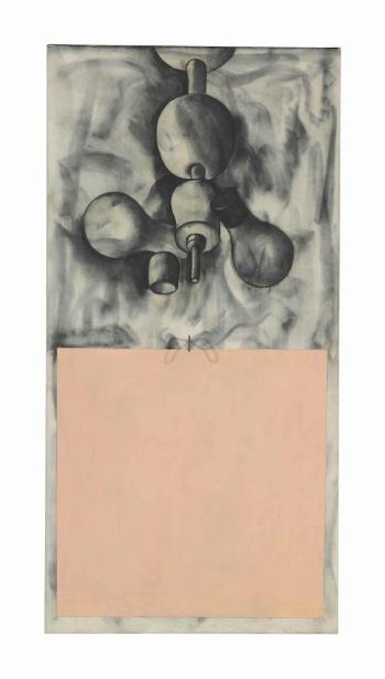 Bedroom lite over the Flesh Square by Jim Dine