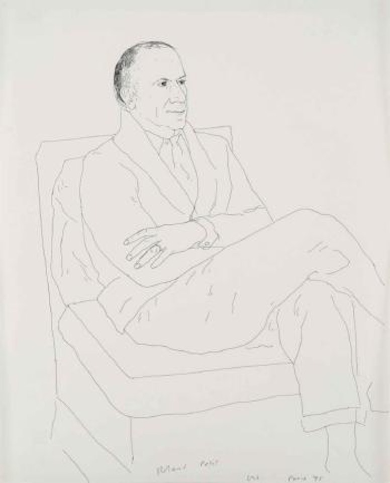 Roland Petit by David Hockney