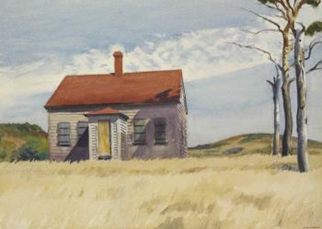 House with Dead Trees by Edward Hopper