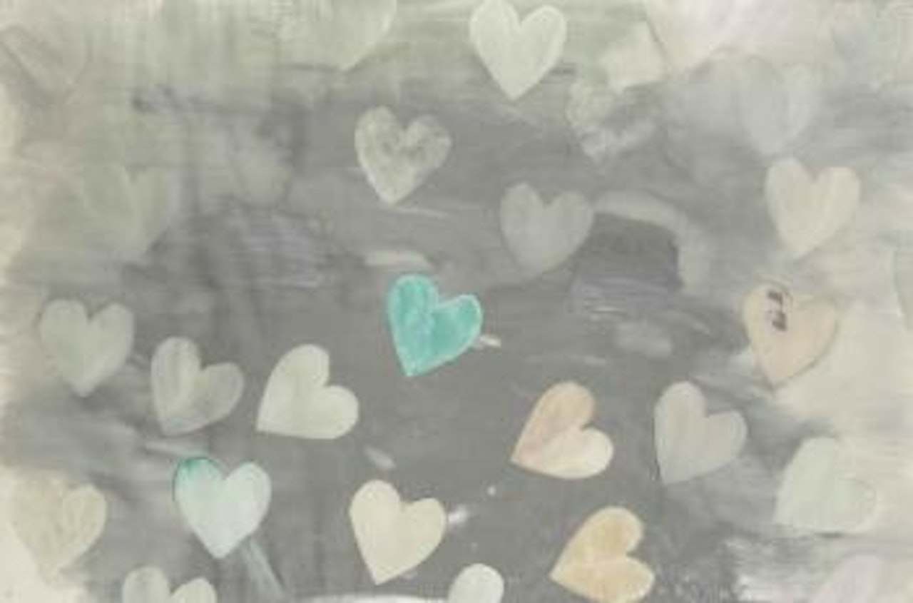 Heart Drawing J by Jim Dine